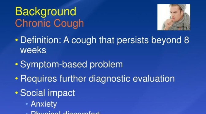 DOCTORS CALL: “CHRONIC COUGH – DIAGNOSIS AND TREATMENT” (MAYO CLINIC)