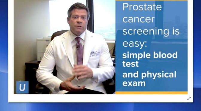 MEN’S HEALTH:  YOUR “FIRST PROSTATE CHECKUP” (UCLA)