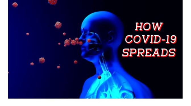 CORONAVIRUS: RESPIRATORY-DROPLET CONTACT IS MAJOR WAY COVID-19 SPREADS