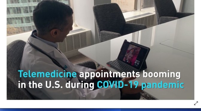 TELEMEDICINE: VIRTUAL APPOINTMENTS CONTINUE TO INCREASE IN U.S. (VIDEO)