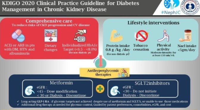 HEALTH: ‘DIABETES AND CHRONIC KIDNEY DISEASE’ – NEW GUIDELINES (OCT 2020)