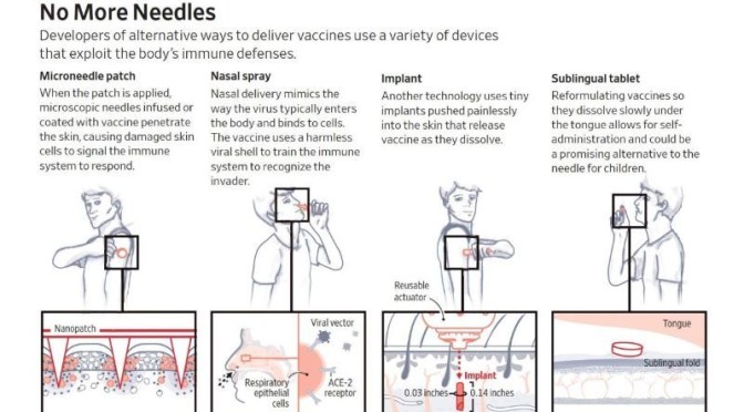 INFOGRAPHIC: ‘VACCINES WITHOUT NEEDLES’ (WSJ)