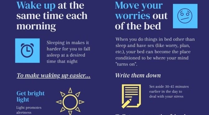 INFOGRAPHIC: SLEEPING WELL IN TIMES OF STRESS