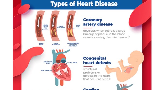 INFOGRAPHIC: TYPES AND CAUSES OF HEART DISEASE