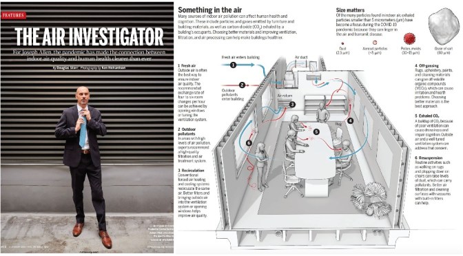 SCIENCE: CLEANING INDOOR AIR WILL IMPROVE HUMAN HEALTH AND COGNITION