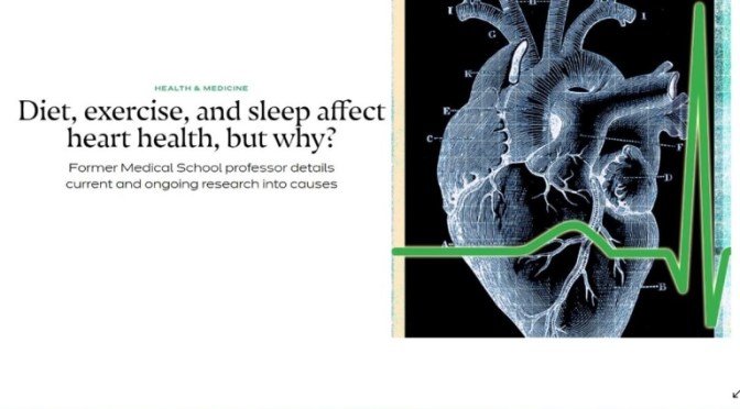 ATHEROSCLEROSIS: STRESS, LACK OF SLEEP & EXERCISE AND POOR DIET RAISE RISKS